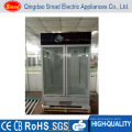 Display Refrigerator 2 Door Beverage Cooler Supermarket Refrigeration